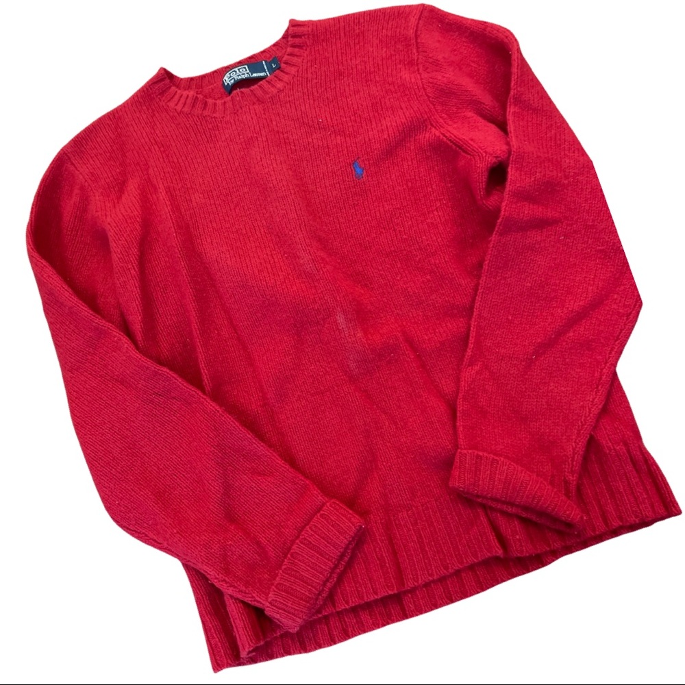 Mens polo sweater